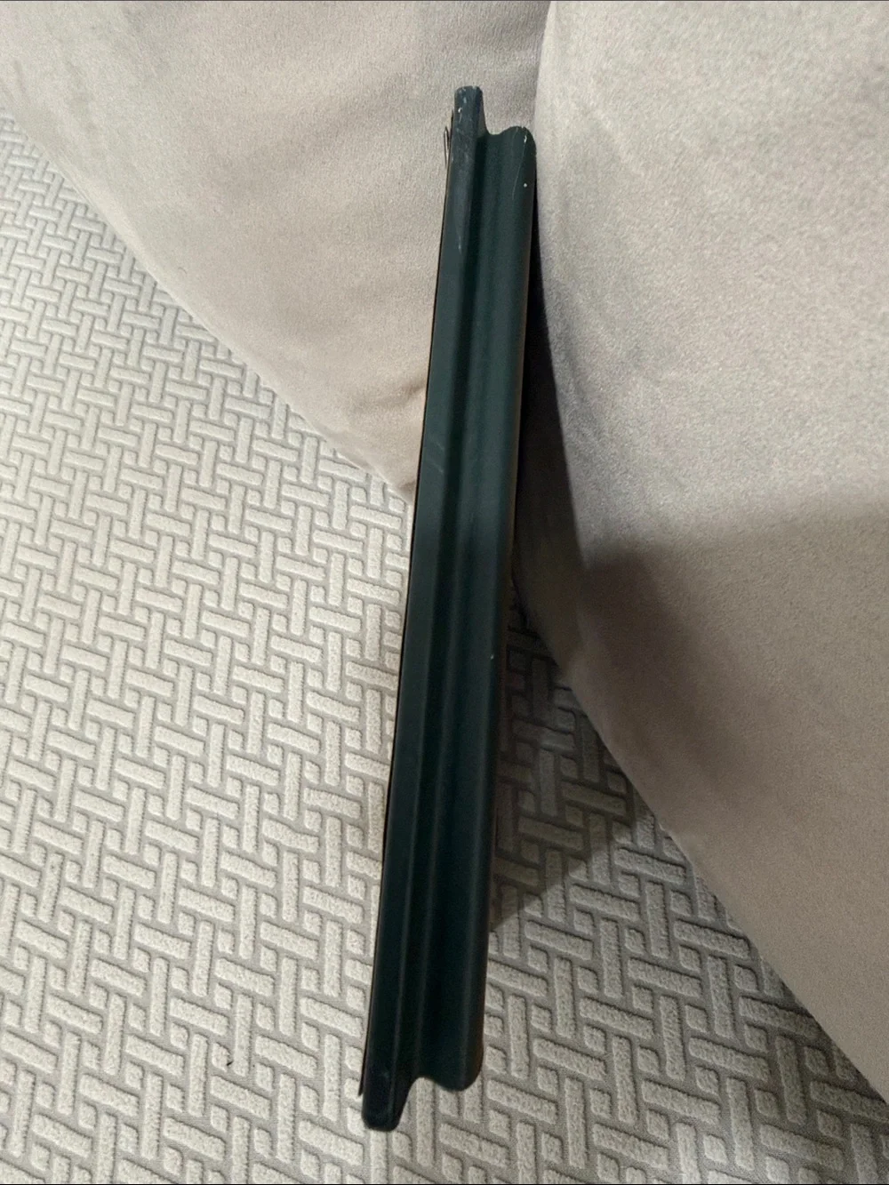 DEXSA Vintage Square Accent Wood Mirror Dark Green with Brown Trim 8”x8”x0.75”